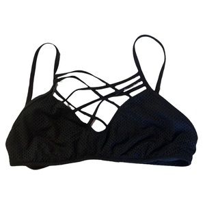 Mossimo Black bikini top size XL